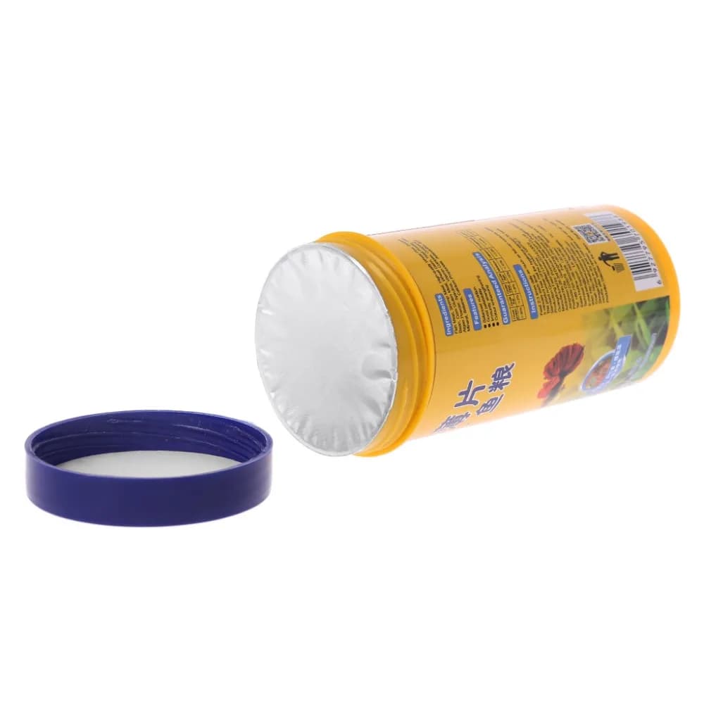 حبيبات طعام أسماك صغيرة، غذاء متوازن غني بالبروتين والسبيرولينا، يعزز اللون، مثالي للأسماك الزينة - 5