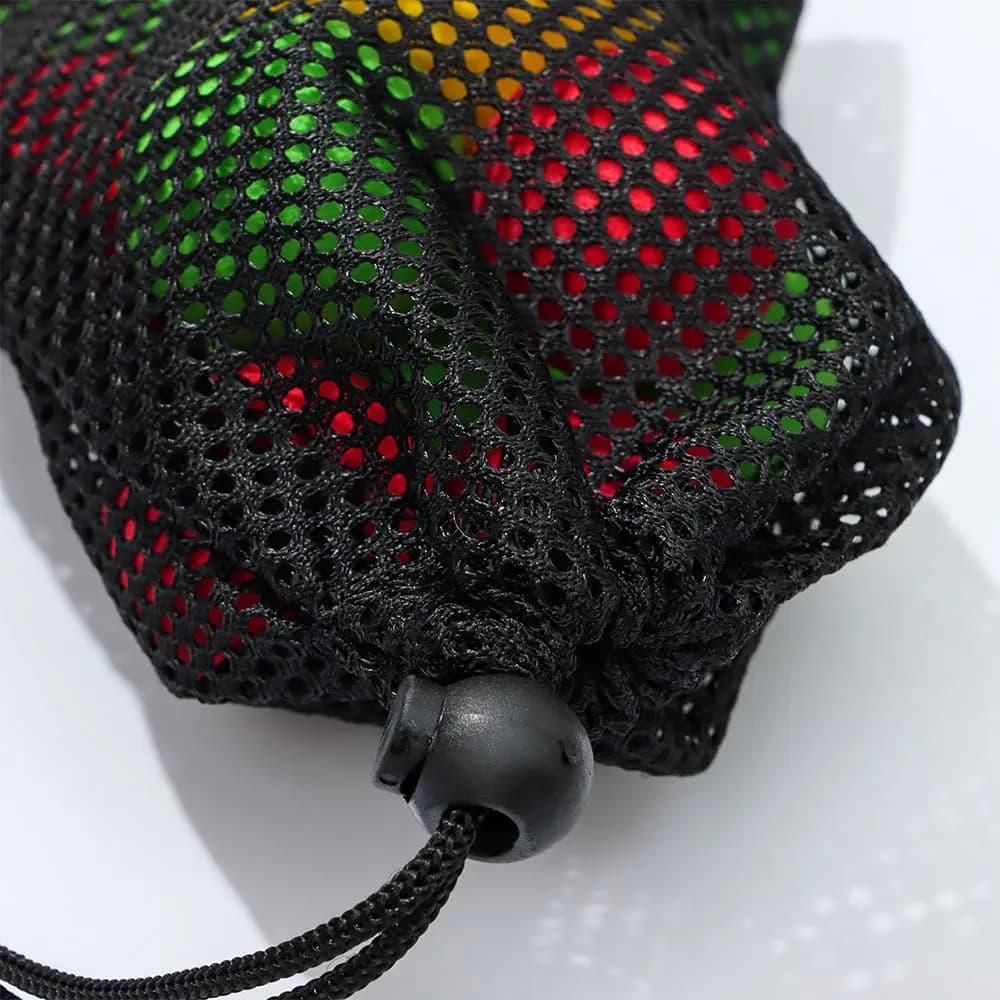 1 قطعة النايلون دائم شبكة الرباط كيس التخزين حقيبة الاشياء كيس متعددة الأغراض المنزل في الهواء الطلق السفر النشاط الحقيبة حقيبة الغسيل - 5