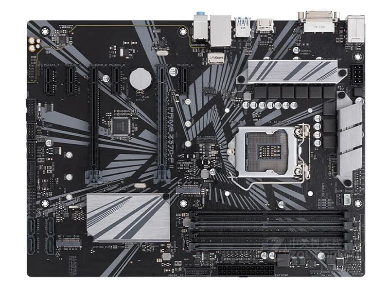 لوحة أم آسوس برايم Z370-P II LGA 1151 إنتل Z370 تدعم الجيل الثامن والتاسع كور i7 i5 i3 إنتل 64 جيجابايت ATX للجيل الثامن أو التاسع مستعملة - 3