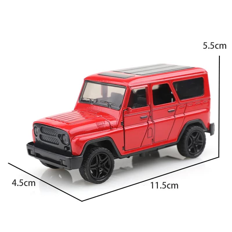 Alloy buggy van model kids car boy suv door pull back toy - 2