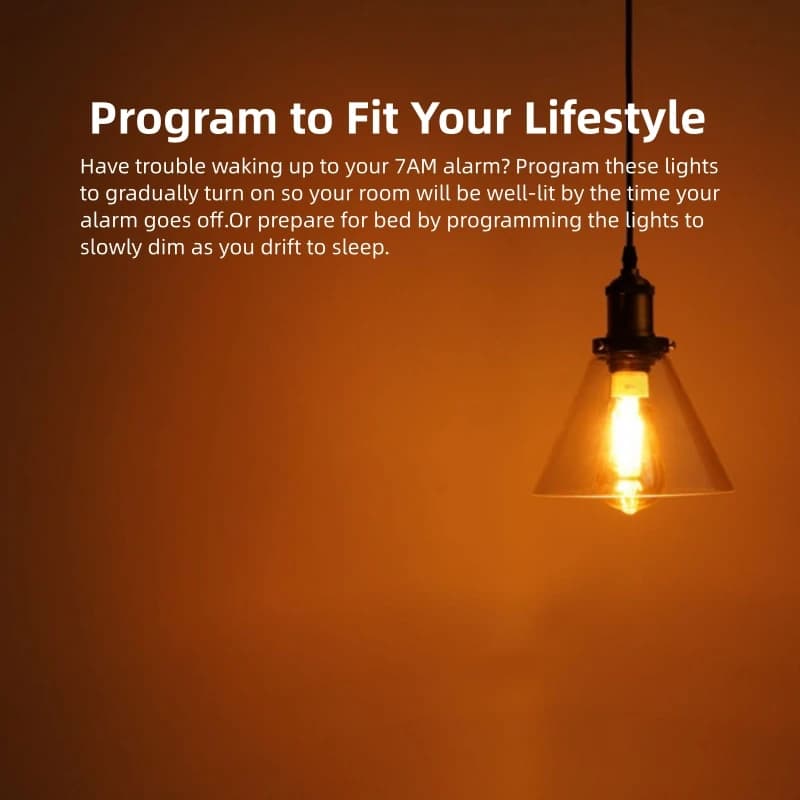 YEELIGHT Smart LED Filament Bulb ST64 WiFi Connected Warm White Voice Control Compatible For Homekit Alexa Google SmartThings - 4