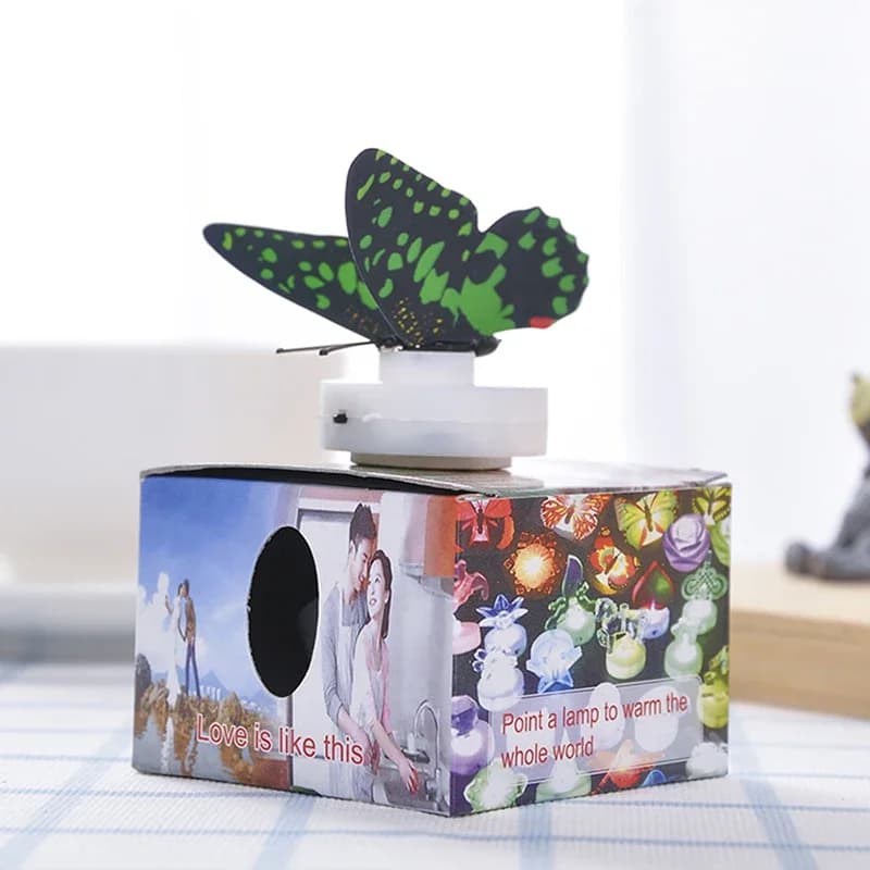 مصباح حائط LED ذاتي اللصق على شكل فراشة ديكور منزلي إبداعي إضاءة ليلية إضاءة جو داخلي لون عشوائي - 4