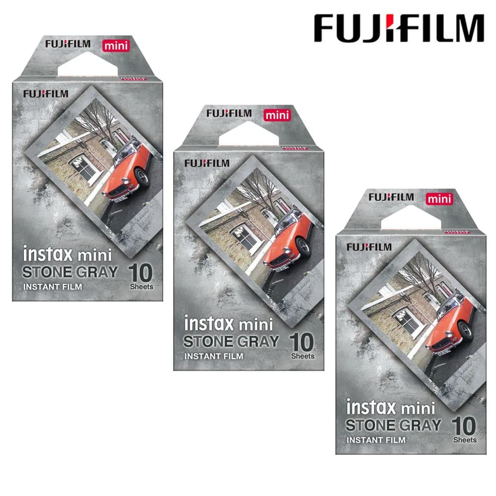 10-50 Sheets Fujifilm Instax Mini Film Instax Mini 12 Stone Gray Design Film Mini 13 11 40 41 EVO Instant Camera SP-1 SP-2 Link+