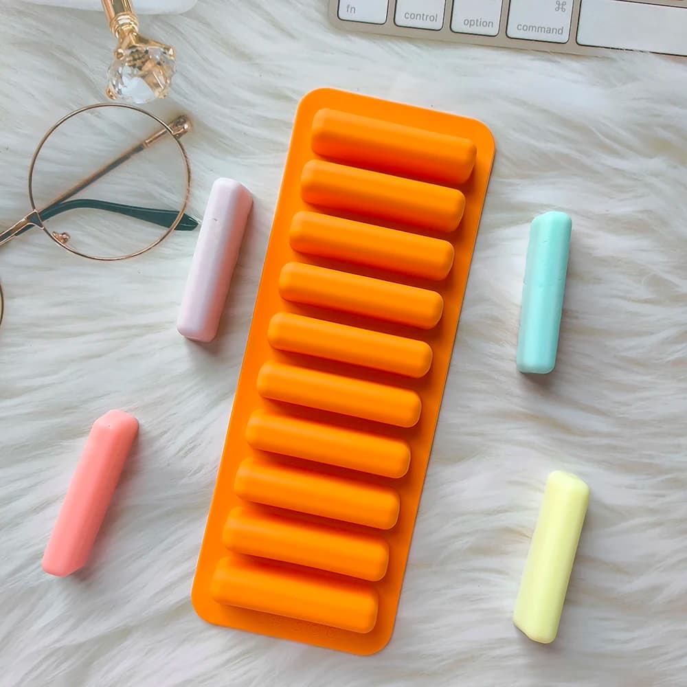 1PC Silicone Ice Bar Mold Bread Biscuit Mafen Cup Cake Mold Kitchen Baking Tray High-temperature Baking Tool - 3