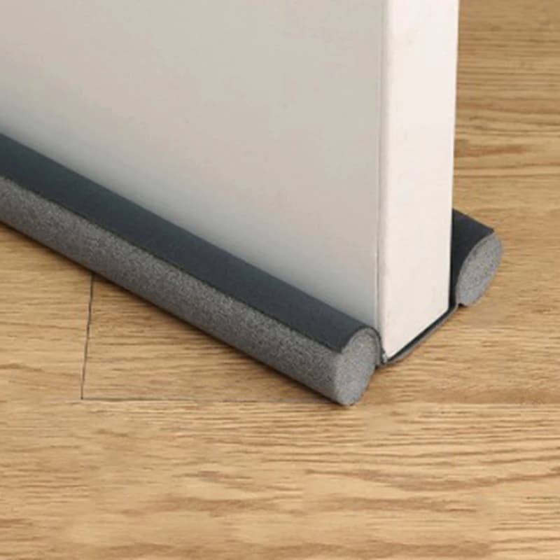 Adjustable Door Bottom Seal Strip Weather Strip Under Door Draft Stopper Thicker Anti-Cold Gap Blocker Sealing Weather Strip - 2