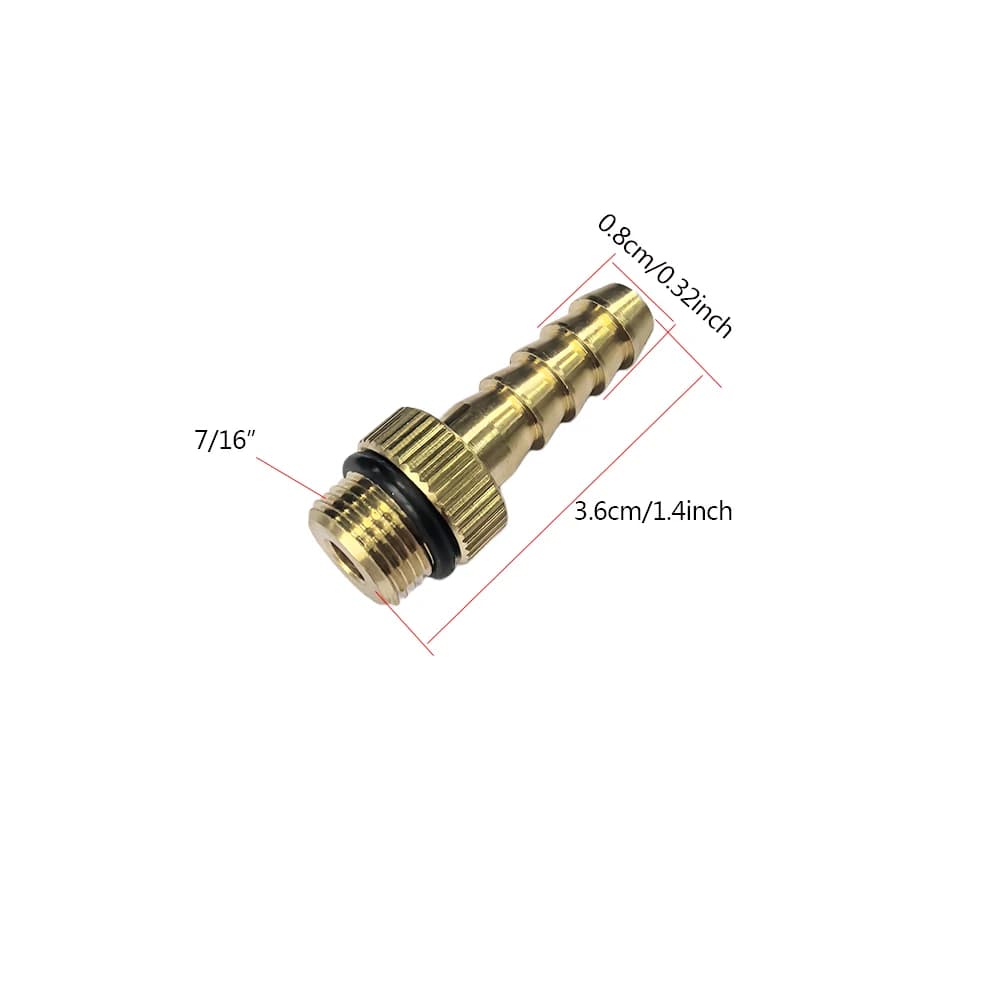 1/2/3 Pcs Flat Gas Tank Valve Adapter Multi-purpose Gas Tube Hose Adaptor Practical LPG Valve Connectors for Cooking Stove - 6