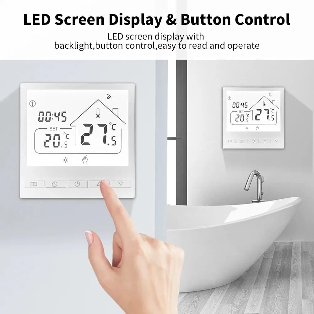 Tuya Smart WiFi Thermostat Water/Gas Boiler Electric Floor Water Heating Temperature Controller for Google Alexa Yandex Alice - 4
