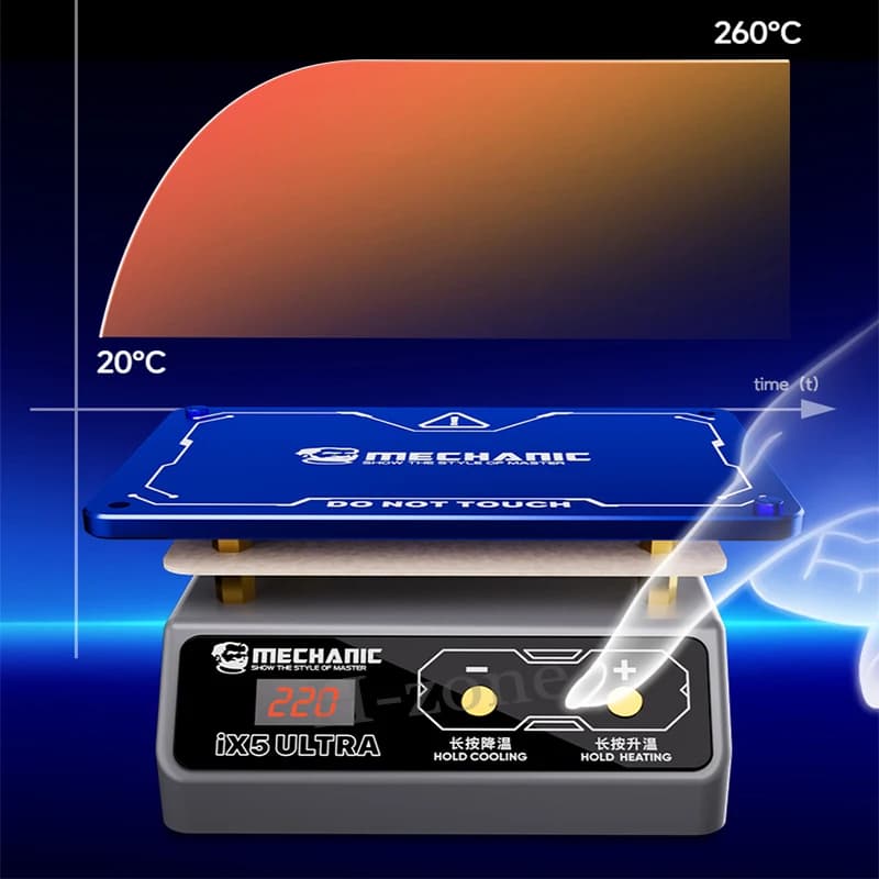 MECHANIC IX5 ULTRA Constant Temperature Heating Welding Table Mobile For Phone Screen Removal Lamp Bead Welding Repair Bench - 5
