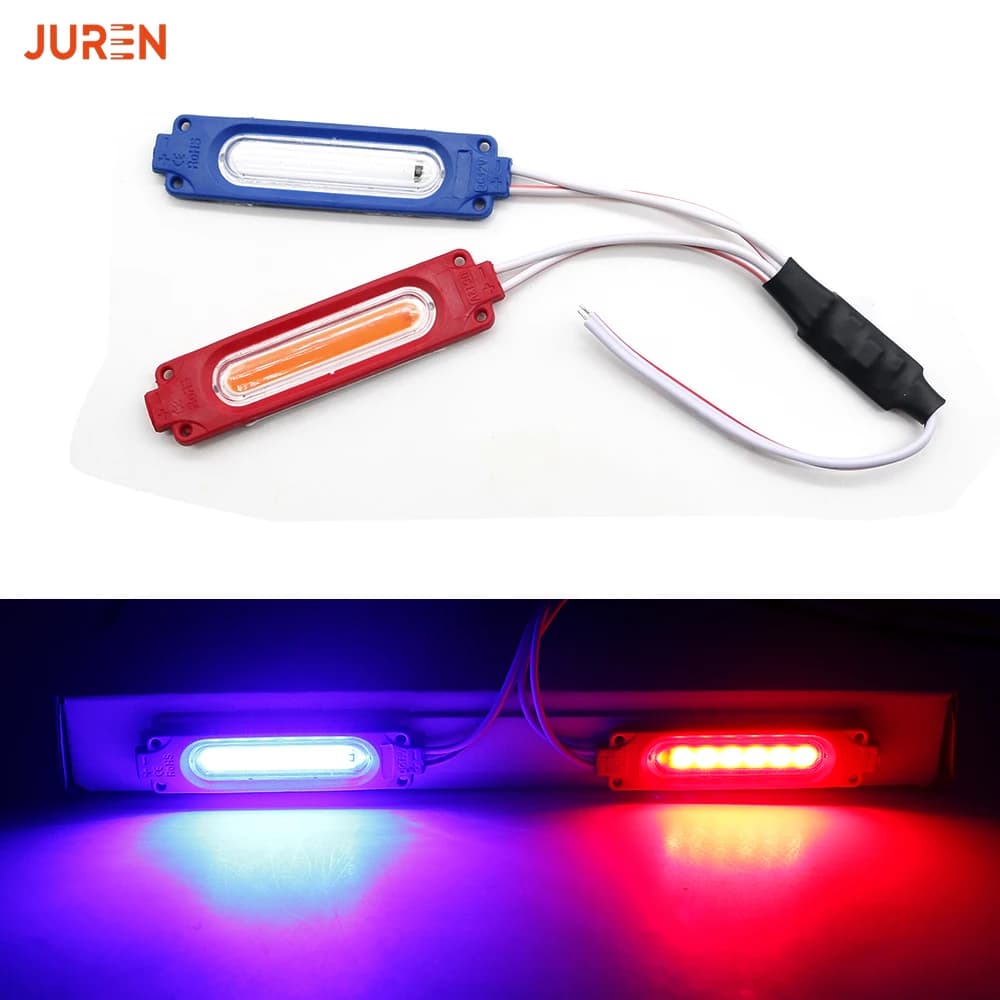 وحدة تعديل إضاءة تحذير LED 2 قطعة تصميم حقن عالمي وحدة وميض لضوء السيارة والدراجة النارية