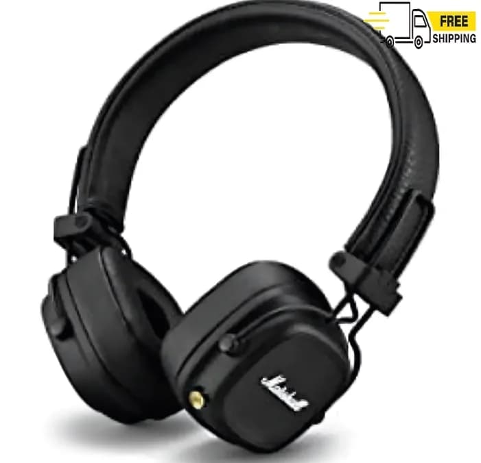 Original Marshall Major IV Bluetooth 5.0 Headphones Wireless Over-Ear Headset 80 Hours Battery Life Deep Bass Stereo GamingMusic - 2