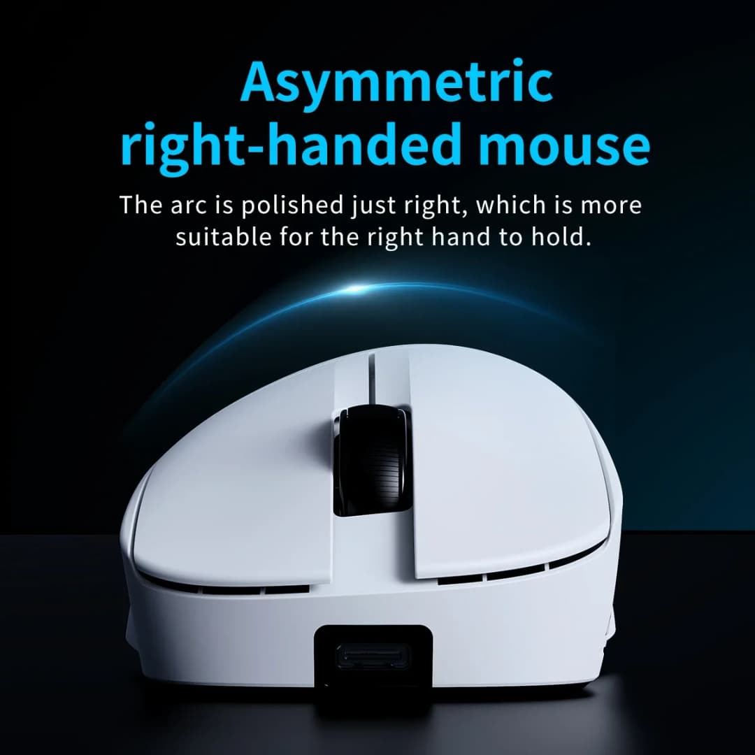 AJAZZ AJ179 V2/MAX Wireless Gaming Mouse 3 Model With Magnetic Attraction Charging Base PAW3311 Sensor 12000 DPI For PC Laptop - 3