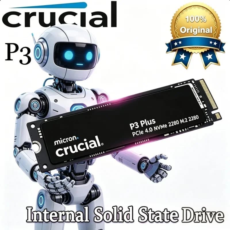 Crucial NVME 2280 P310 1TB SSD Internal Hard Drive OEM Package Crucial T500 1TB Crucial P3 Plus 1TB 2TB PCIe Gen4 NVMe M.2 SSD