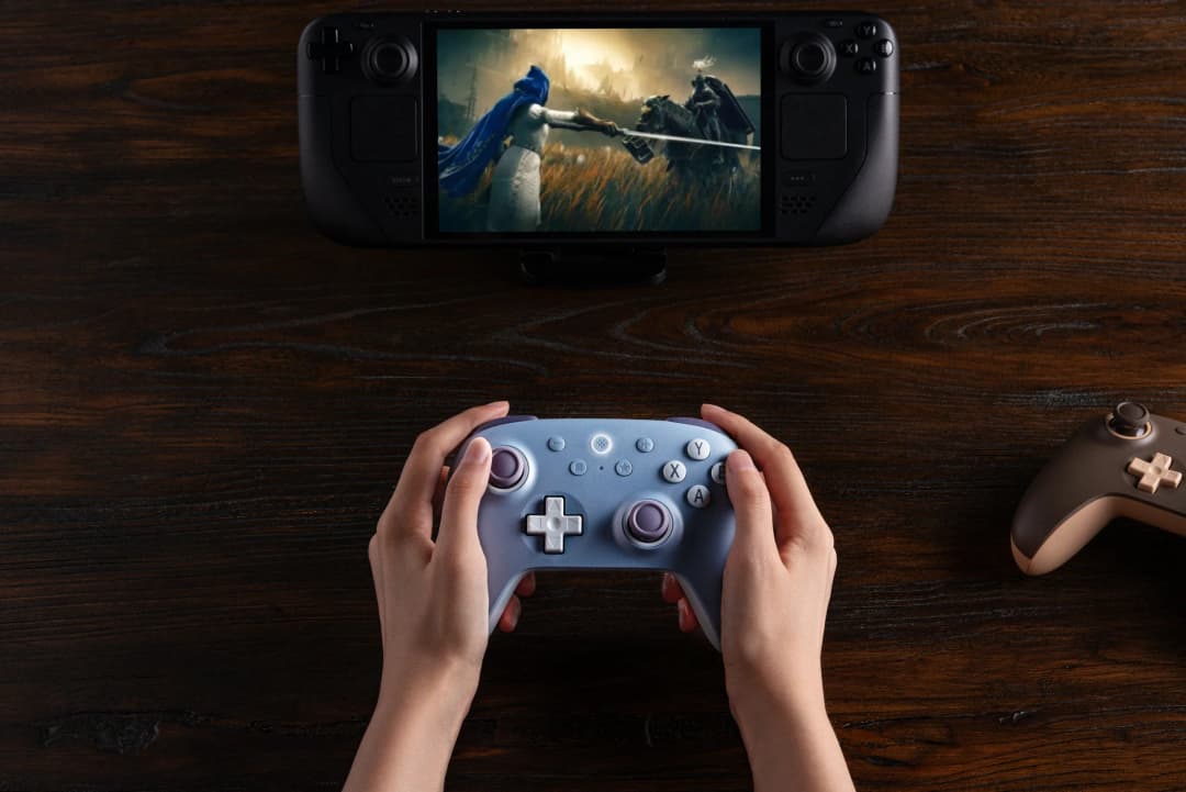 8BitDo New Ultimate 2C Wireless Gaming Controller for PC, Windows 10, 11, Steam Deck, Raspberry Pi, Android Gamepad Accessories - 3