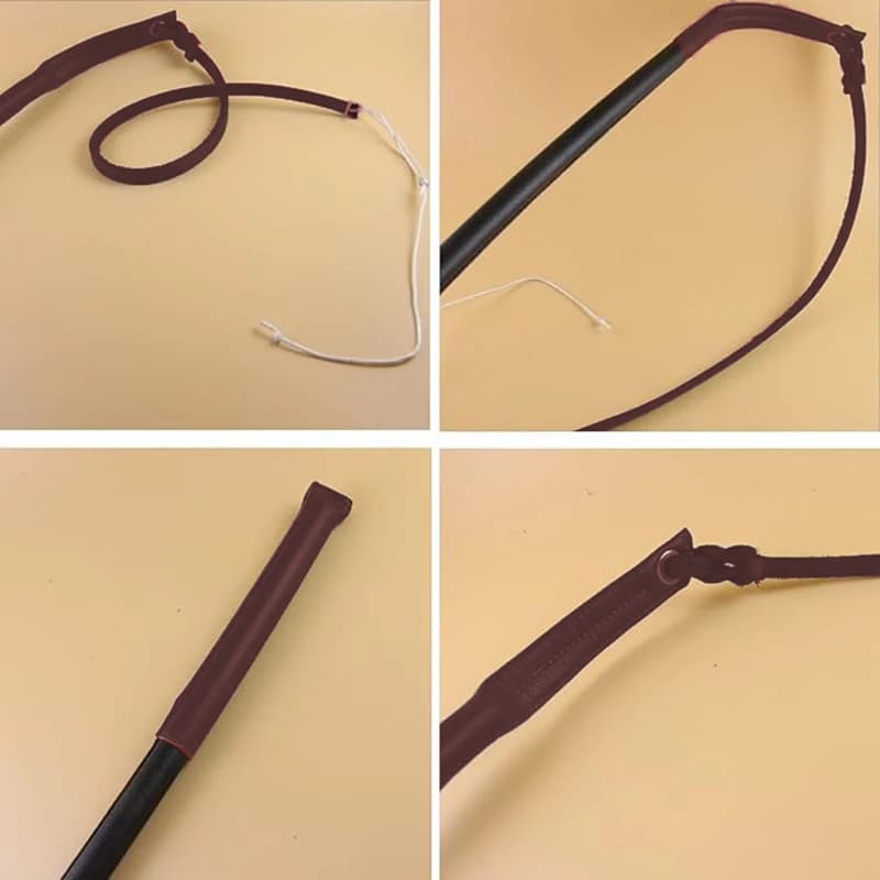 "Powerful and durable" dog whip anti-slip handle pet behavior correction training whip - 3