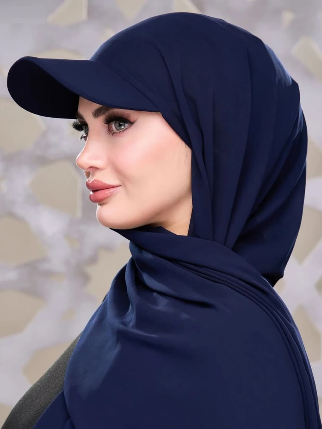 حجاب جيرسي نسائي عصري جديد مع قبعة كرة أساسية قبعة رياضية صيفية جاهزة للارتداء حجاب رياضي جيرسي فوري - 4