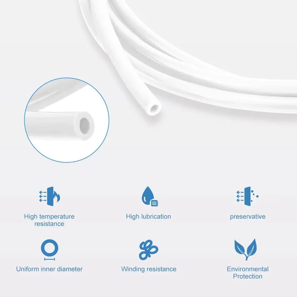 Official Creality 3D Printer Tube, 3D Printer PTFE Tube Tubing Upgrades for Ender 3/3 V2/ 3 Pro/3 Max/5/CR 10 Series - 2