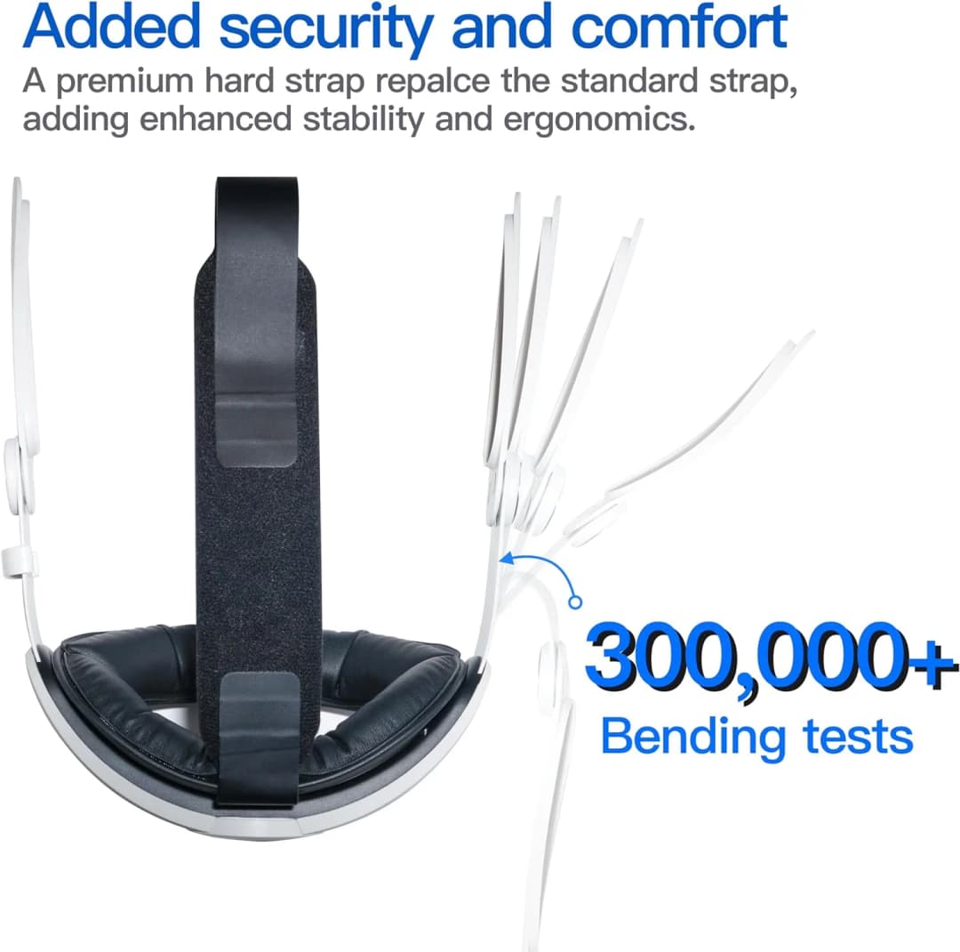 حزام رأس قابل للتعديل لسماعات الرأس Meta Quest 3S VR، حزام النخبة، راحة معززة لملحقات Meta Quest 3 - 2