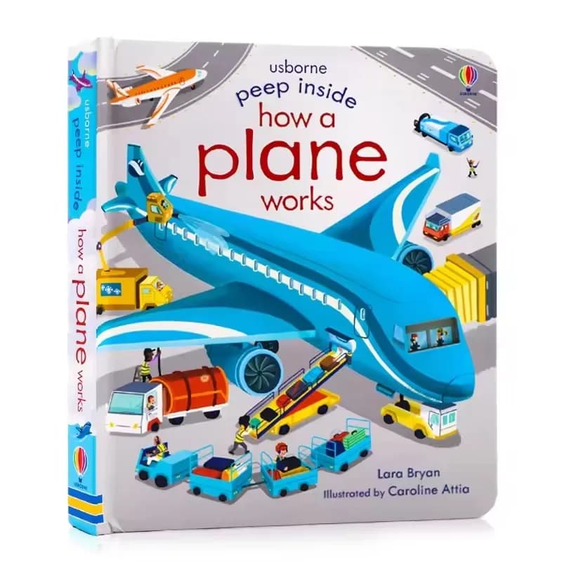 Usborne Peep Inside How Works Series Scientific Knowledge Learning Picture Book in English Daily Bedtime Reading Book - 3