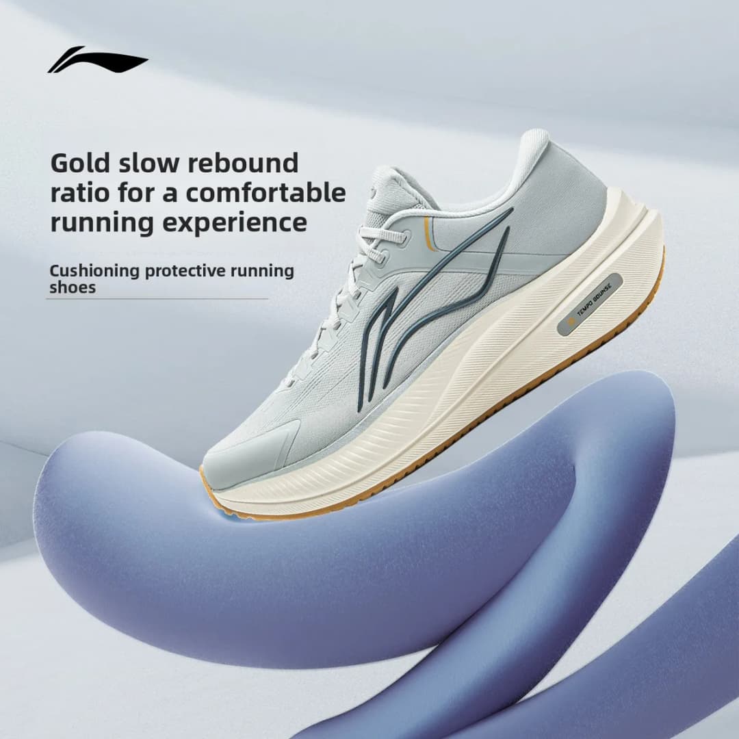 LI NING YUEYING5 Running shoes men's autumn and winter new stable support protection thick sole shock-absorbing running shoes - 3