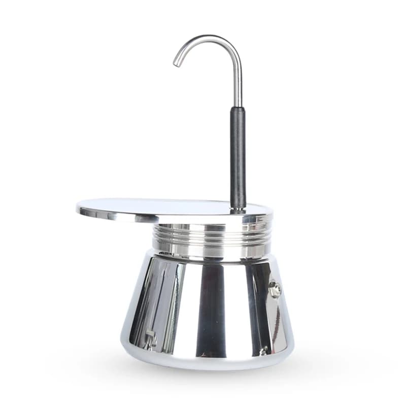 304 Stainless Steel Dual Pipe Durable Food Nonslip Thickened Strainer Widely Mocka Moka Pot - 6