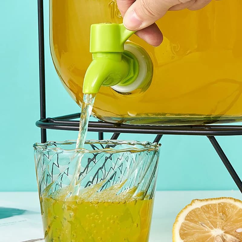 صنبور مياه 12 مم مانع للتسرب مع فلتر للنبيذ، مناسب لزجاجات النبيذ والبراميل وخزانات المياه - 5