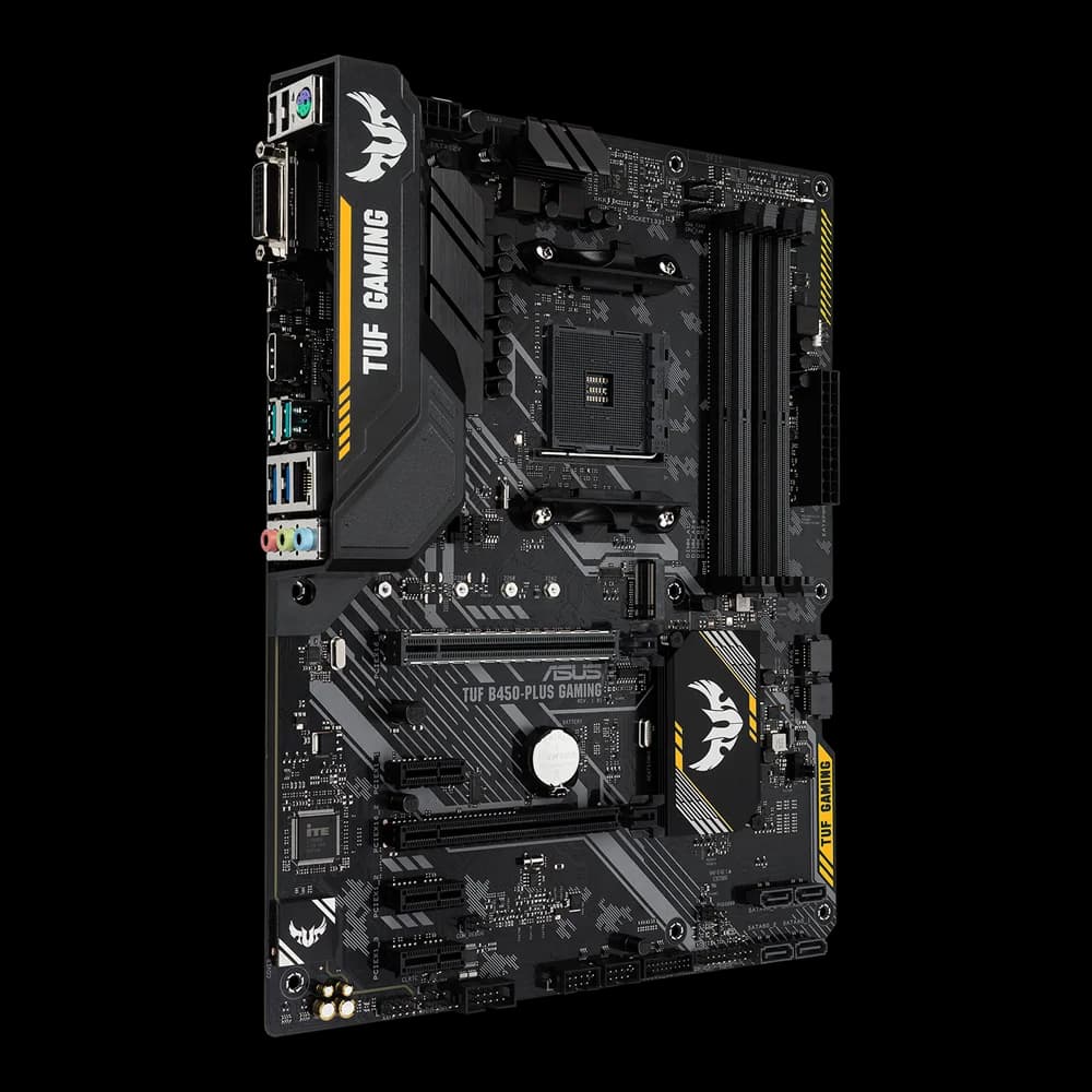 ASUS TUF B450-PLUS GAMING B450 Motherboard Socket AM4 DDR4 128GB support Ryzen 5 5600 5500 PRO 1200 3600 1600 cpu M.2 ATX - 4