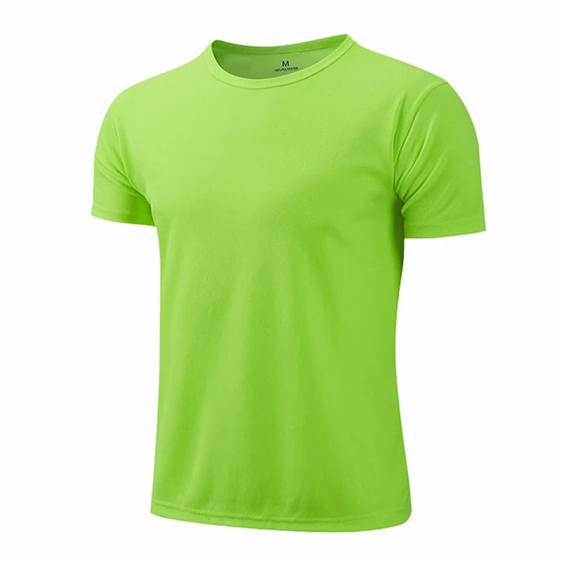 Men Women Quick Dry Short Sleeve Sport T Shirt Gym Jerseys Fitness Shirt Trainer Running T-Shirt Teenager Breathable Sportswears - 4
