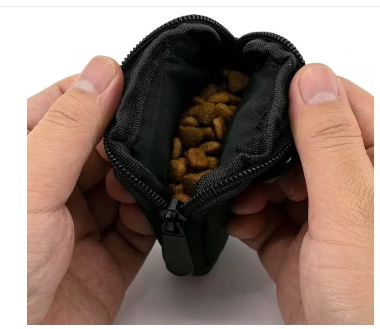 1 Pc Portable Dog Snack Bag Pet Snack Bag Frees The Owner's Hands For Outdoor Walks Suitable For Pet Travel Or Outdoor Training. - 4