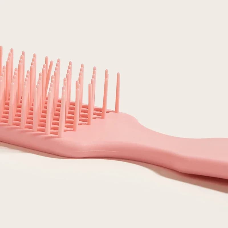 1pcs Hair Styling 9-claw Comb Scalp Massage Hairbrush for Hair Soft Detangler Straight Curly Wet Hair Comb Hairdressing Tools - 4