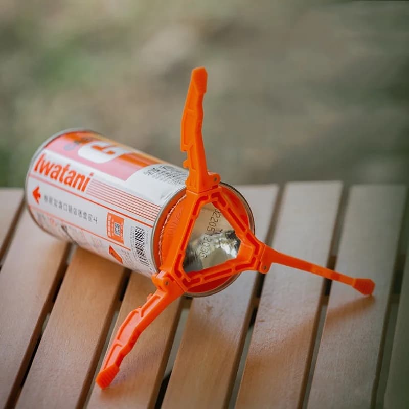 ​​​​​​Portable Gas Canister Stand​​ Universal Tripod Folding Frame Outdoor Camping Gas Tank Stove Base Holder Camping Supplies - 4