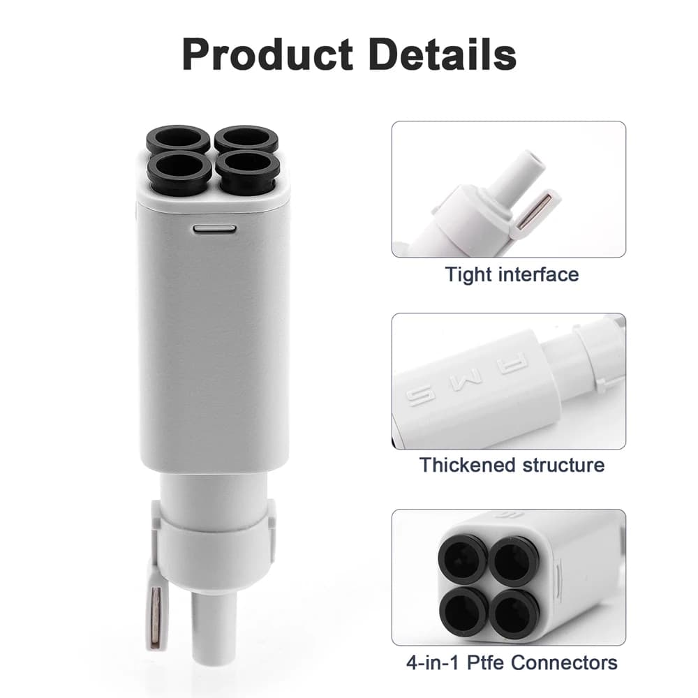 طابعة بامبو لاب ثلاثية الأبعاد AMS هاب خيوط بخمسة مكونات مفتاح مستهلكات طباعة متعددة الألوان لقطع بامبولاب A1/A1 ميني