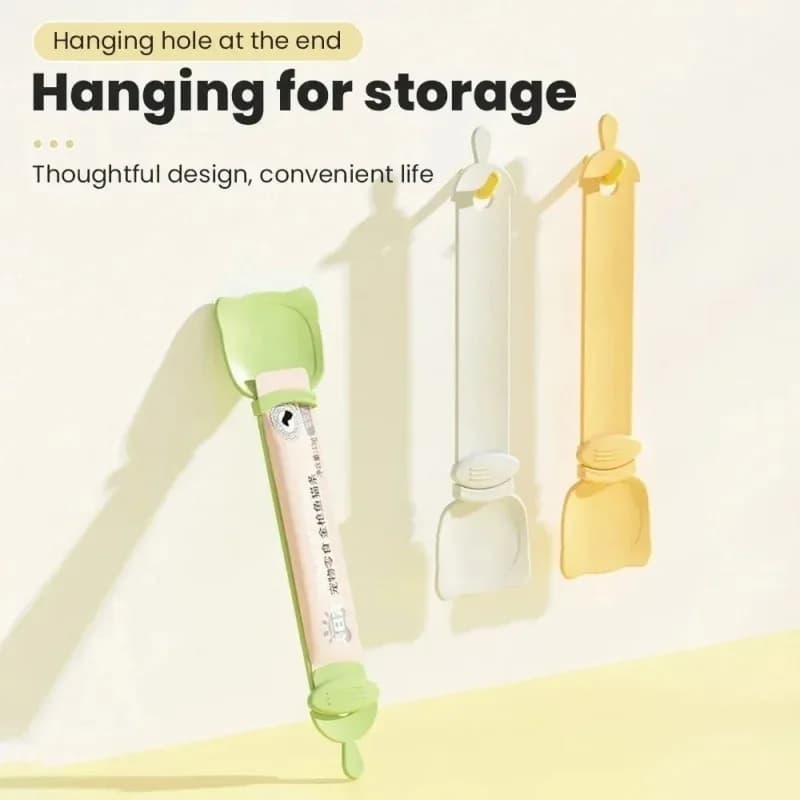 1/3PCS Cat Strip Feeder Spoon Long Handle Lickable Wet Food Feeder for Cats Pet Meat Mud Food Squeeze Dispense Spoon Pet Supplie - 4