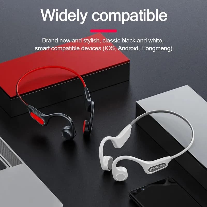 Choice Lenovo X3 Pro TWS Bluetooth V5.3 Wireless Bone Conduction Earphone IP56 Waterproof Earbuds Music Sports Headset For Run - 2