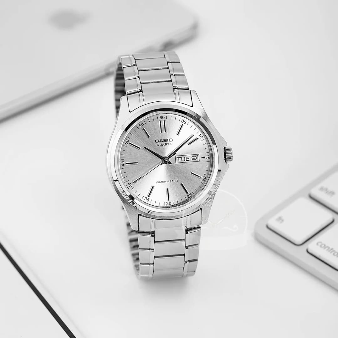Casio watch men's top suit quartz watch leisure waterproof electronic men watch MTP-1239 series - 3