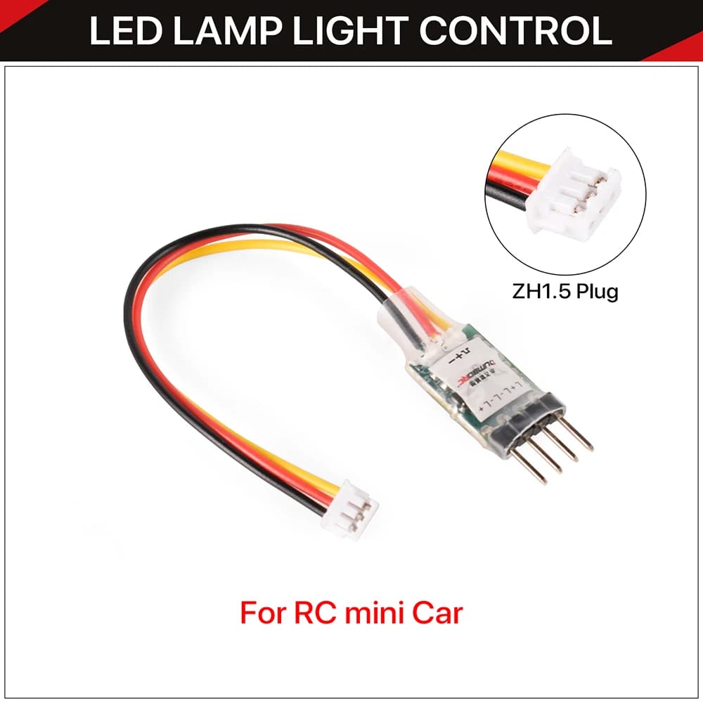 3CH مصباح ليد تحكم التبديل لوحة نظام تشغيل/إيقاف ل RC سيارة طائرة 1/10 1/8 RC نموذج سيارة HSP TAMIYA محوري SCX10 Trx4 - 6