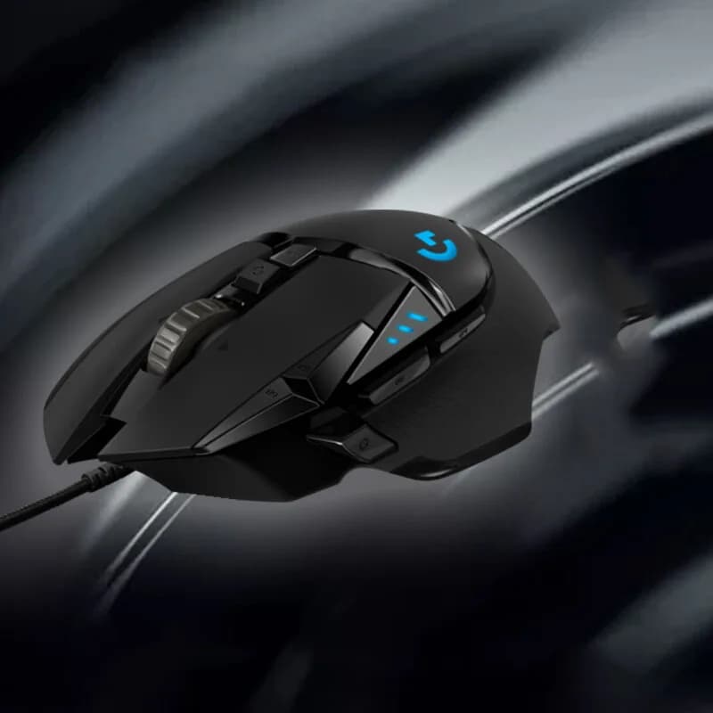 ماوس الألعاب الأصلي لوجيتك G502 HERO RGB، تنافسي FPS Battle Royale، هدية للصديق/الرجال، 11 زر قابل للبرمجة - 3