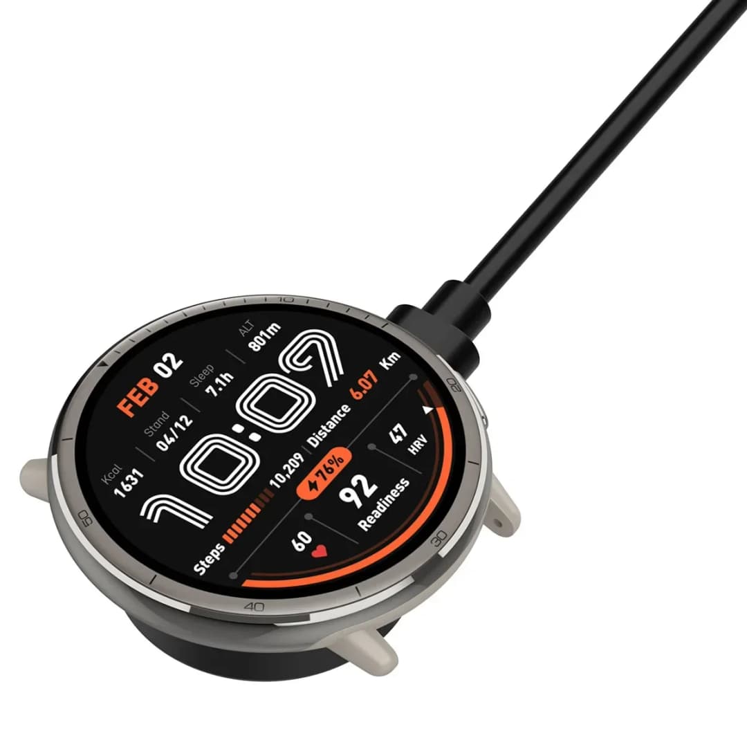 Charger for Amazfit Active 2/ Bip 6 Smart Watch Charging Cradle Dock Stand Cable Magnetic Cord USB Charge Replacement - 4