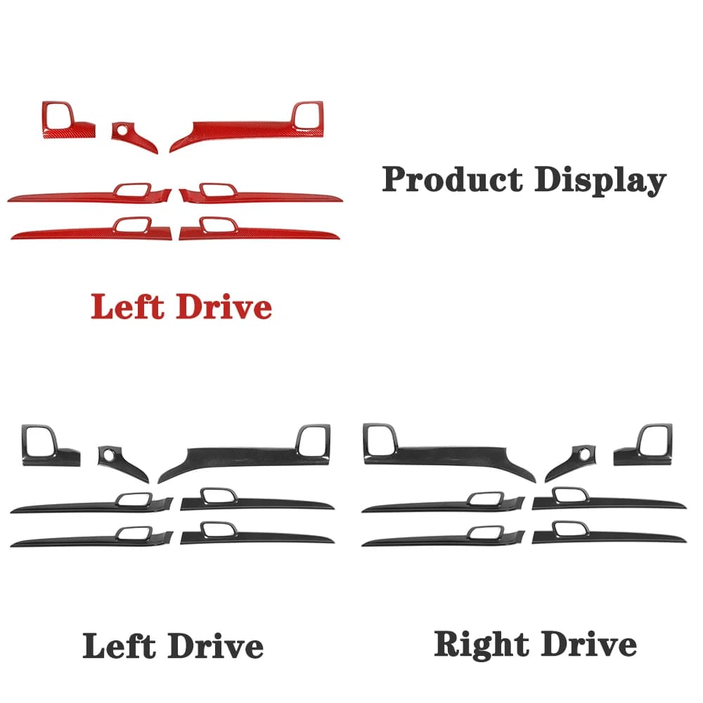 سيارة مركز وحدة التحكم لوحة الداخلية مقبض الديكور غطاء الكسوة ل جيب جراند شيروكي 2011-2016 2017 2018 2019 2020 اكسسوارات - 2