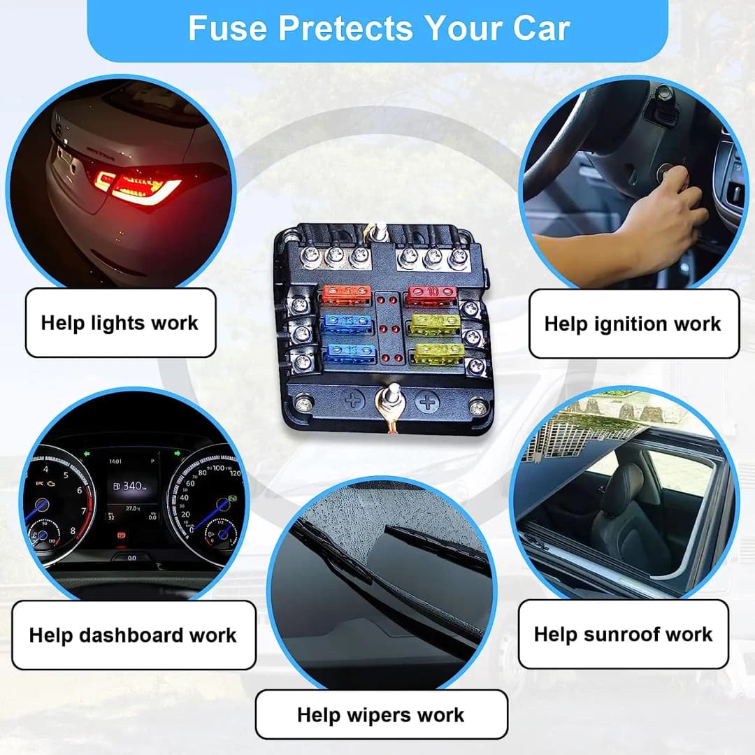 مجموعة متنوعة من فتائل السيارات 180 قطعة، 60 فتيل سيارة صغير +60 فتيل قياسي للسيارات +60 فتيل صغير + أداة سحب الفتائل - 5