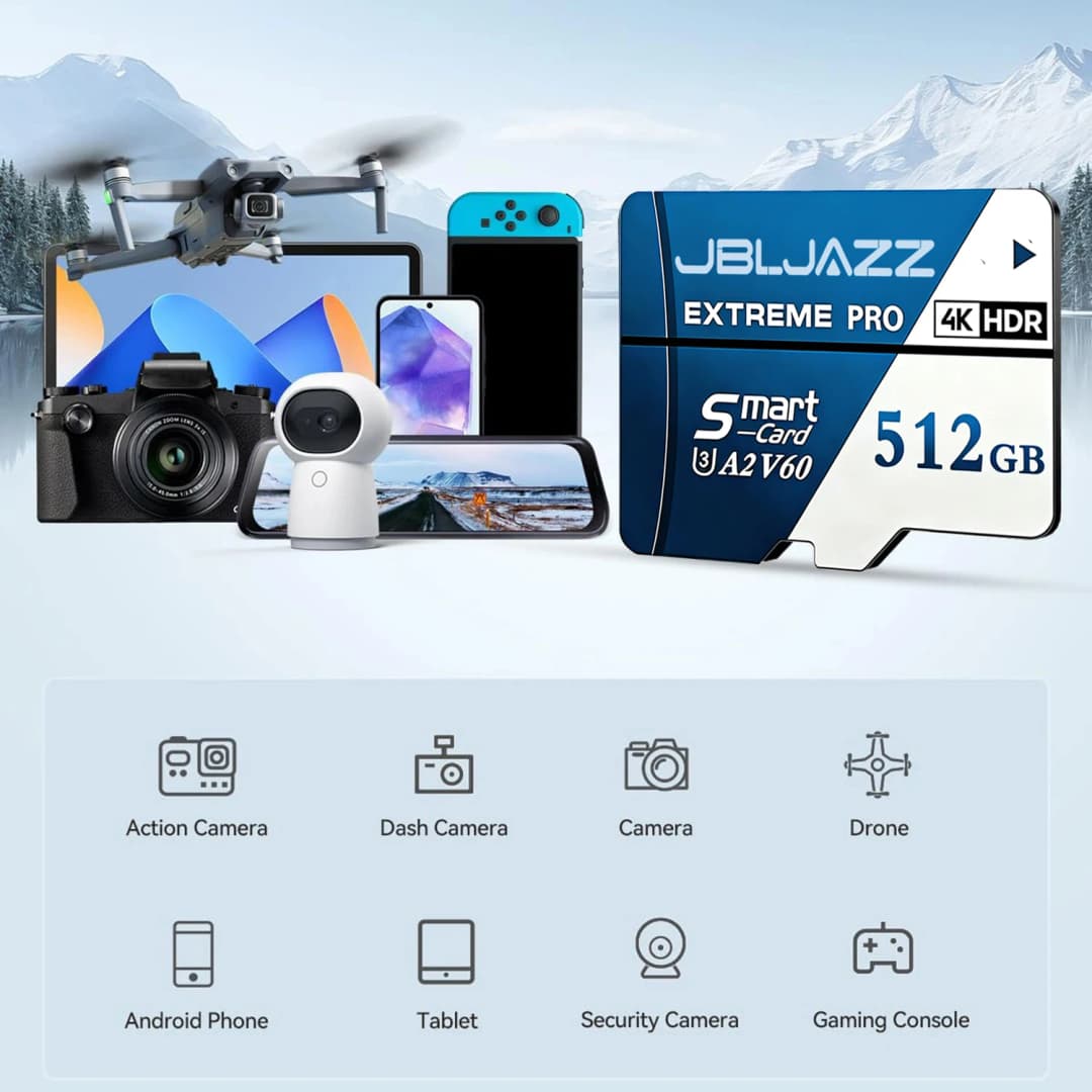 Extreme Pro Micro SD Card Memory Card High Speed U3 V60 4K Full HD TF Flash Cards 128GB 256GB 512GB 64GB For GoPro Action Camera - 2