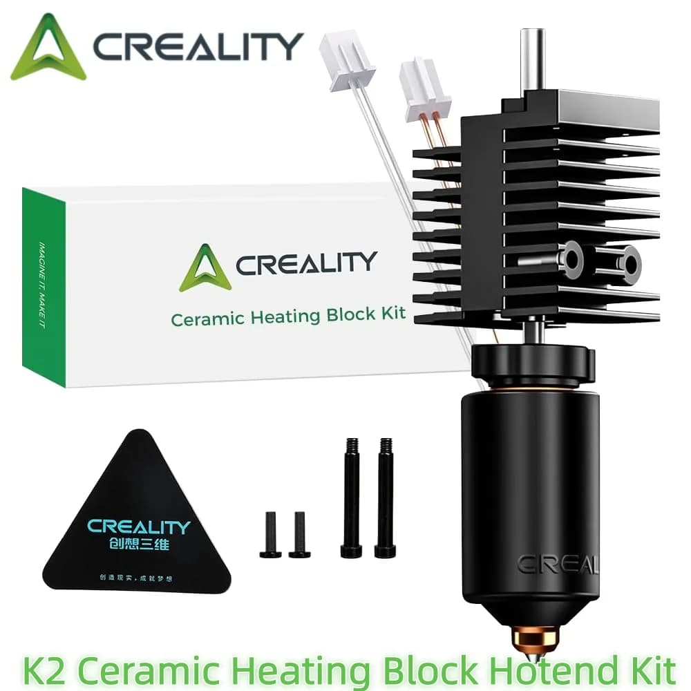 Creality K2 Ceramic Heating Block Hotend Kit,All-Metal Integrated Design Extruder Hotend Kit for 3D Printers K2, K2 Pro