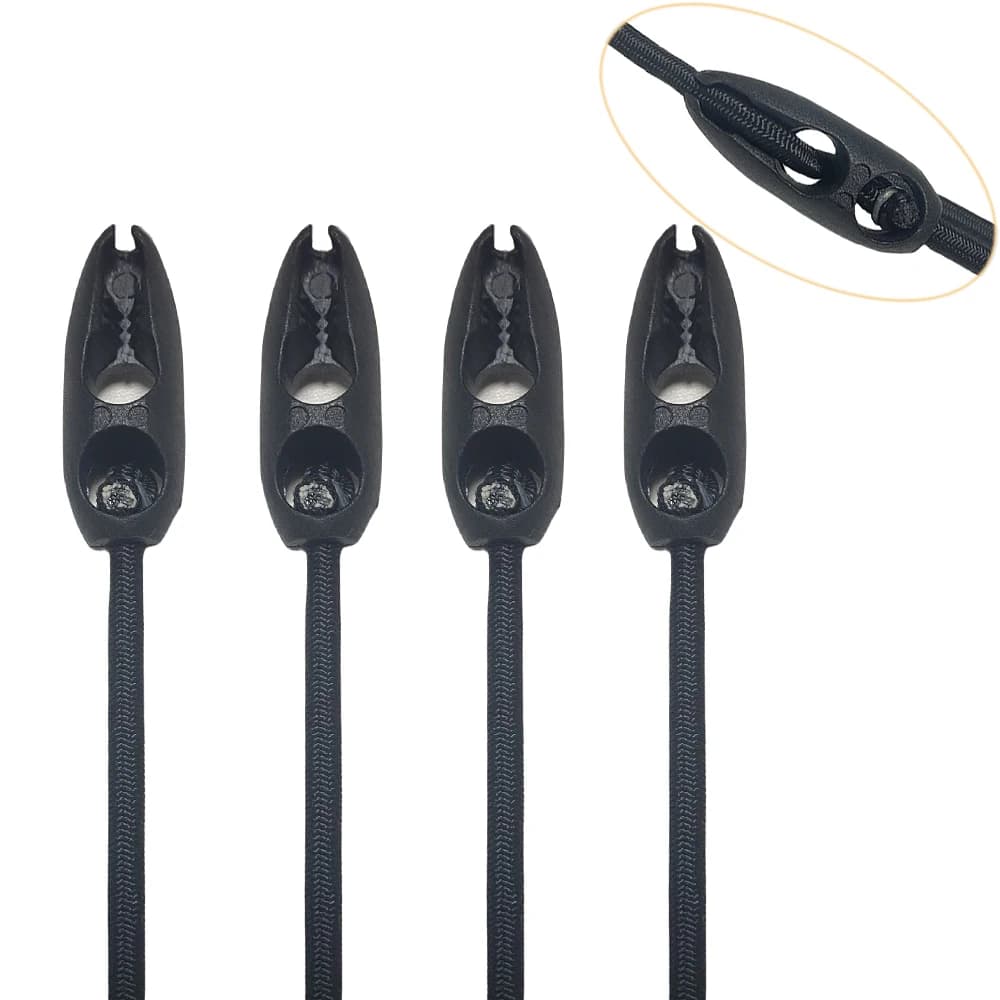 5/10/15Pcs 56cm High Elasticity Latex Tied Rope Cord Elastic Tie Strap String Carabiner Hooks Kayak Cycling Luggage Packing Rope - 3