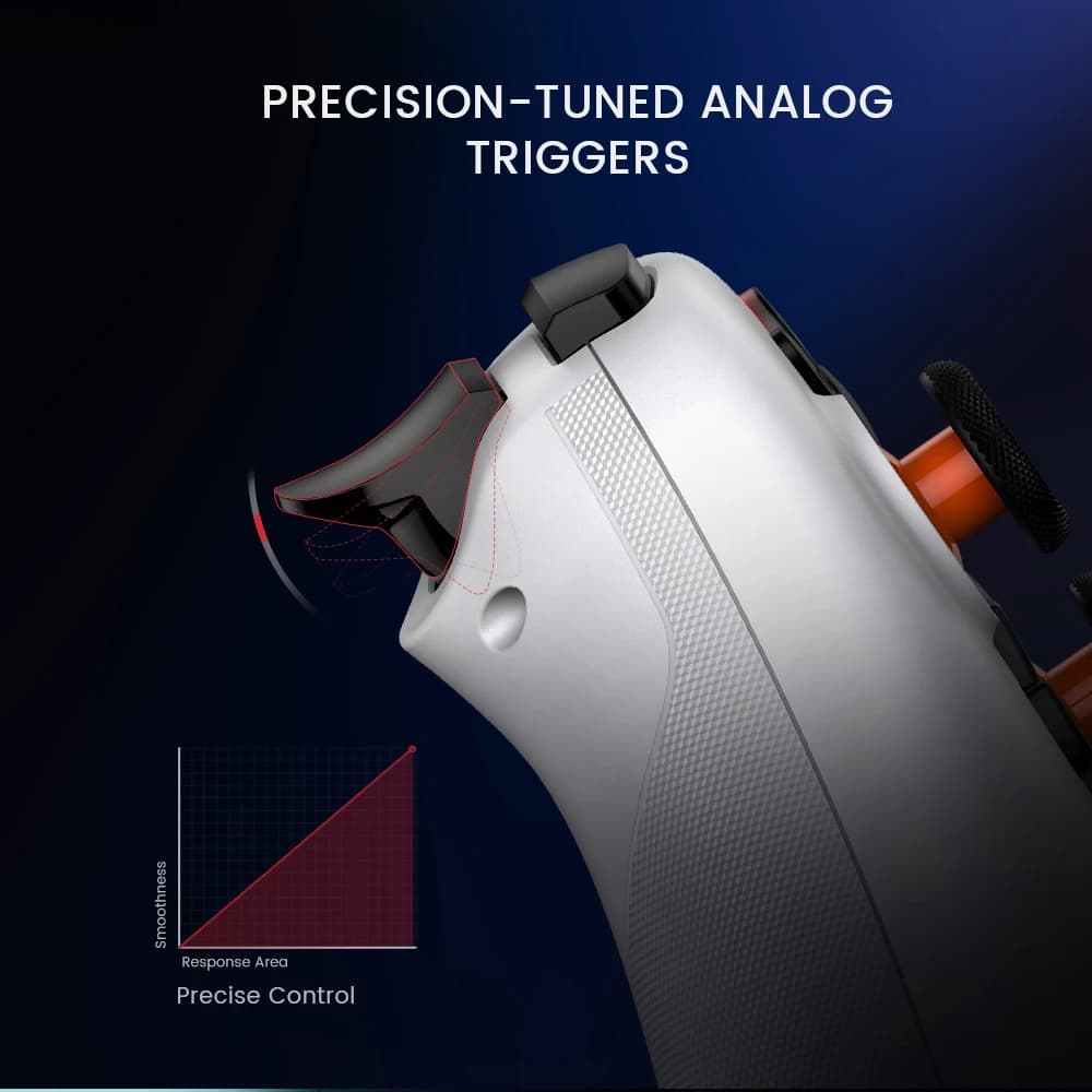 وحدة تحكم GameSir Nova Lite لاسلكية مع بلوتوث، دونجل، سلكية لسويتش، أندرويد، آي أو إس، بي سي وألعاب ستيم - 5