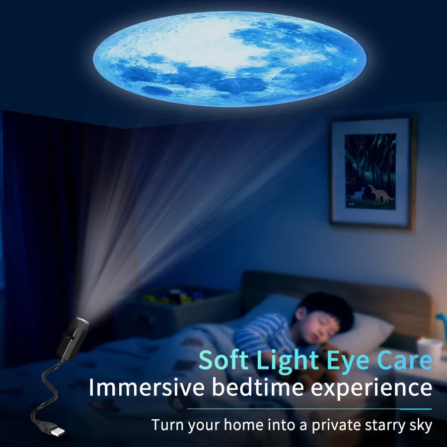 5 فولت USB الإدراج المباشر ضوء الإسقاط كوكب/هالوين موضوع استبدال شرائط مصباح سقف داخلي تزيين ضوء الإسقاط - 2