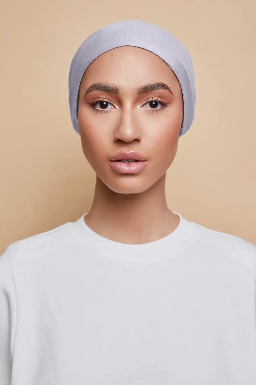 Soft Modal Cotton Underscarf Cap Silkly Satin Lined Muslim Inner Hijab Cap Women's Headscarf Bonnet Adjustable - 3