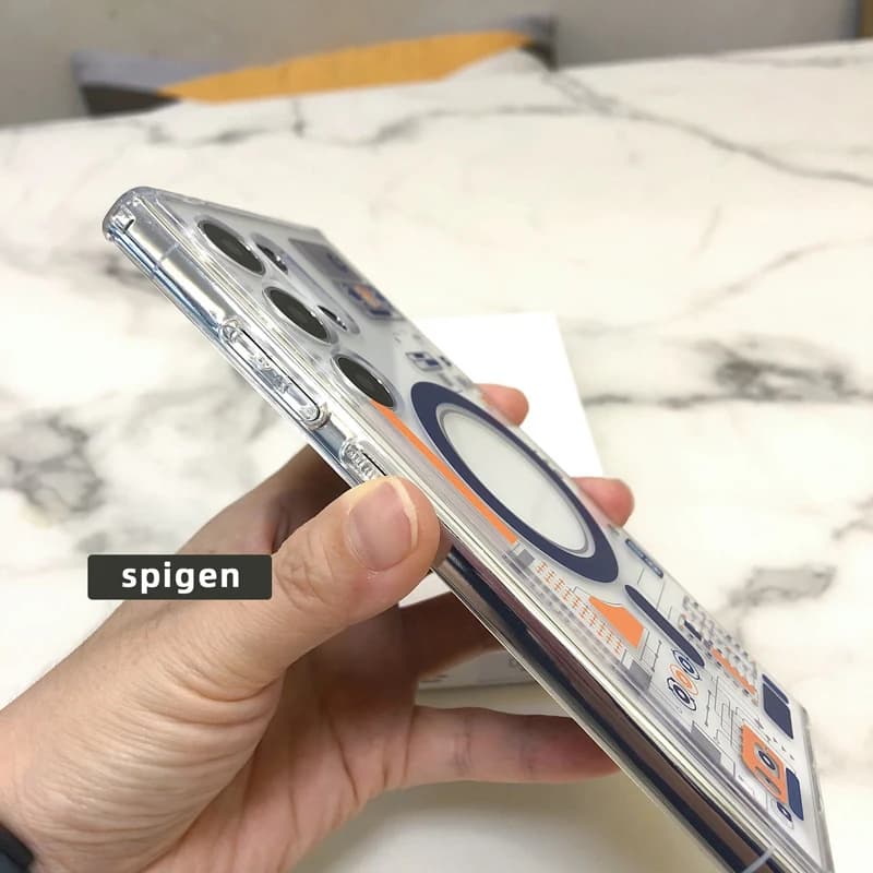 Official Spigen for Samsung S25 ultra/2024 ultra/223/S22 ultra phone protective case magnetic suction case - 2