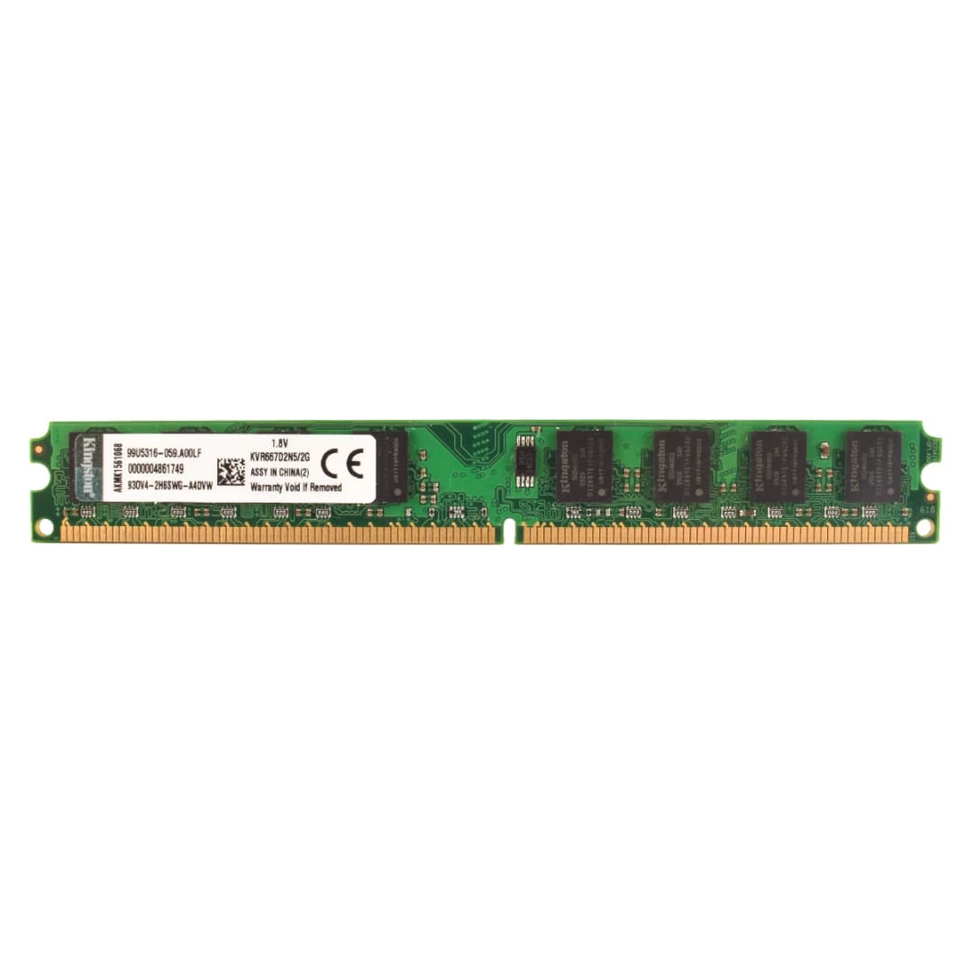 Kingston Memoria RAM DDR2 2GB 800Mhz 667MHz PC2-5300 PC2-6400 240 Pins 1.8V NON ECC Desktop Memory Model - 2
