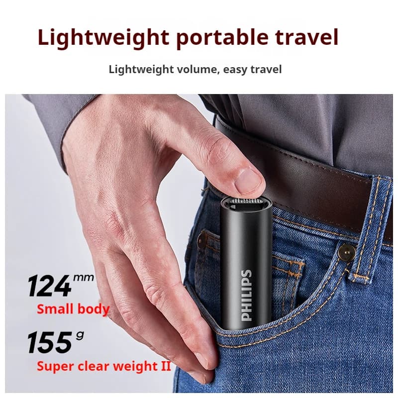 Philips IPX7 High Power LED Flashlights Portable Rechargeable LED Lamp With 4 Lighting Modes for Camping Self Defense Outdoor - 2