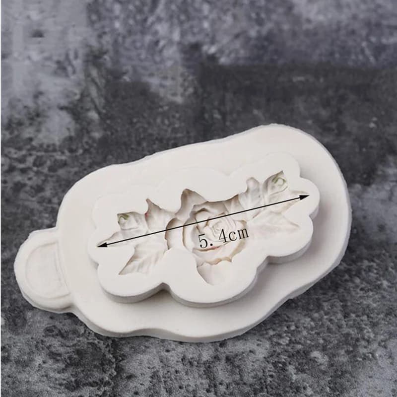 DIY Various flower bouquet Silicone Molds Gum Paste Chocolate Fondant Sugarcraft Cake Border Decorating Tools - 2