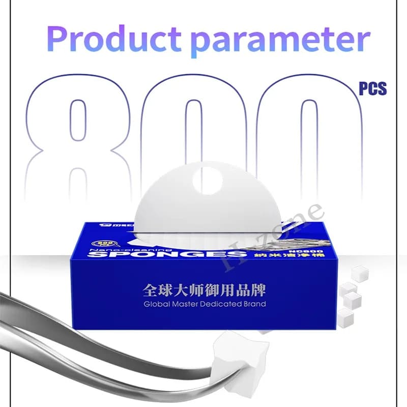 Mechanic NC800 Nano Spong Cleaning No Residue Phone Screen PCB Motherboard Back Glass Camera Solder Flux Oil Frame Clean Tool - 2